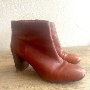 Leather brown boots 8.5